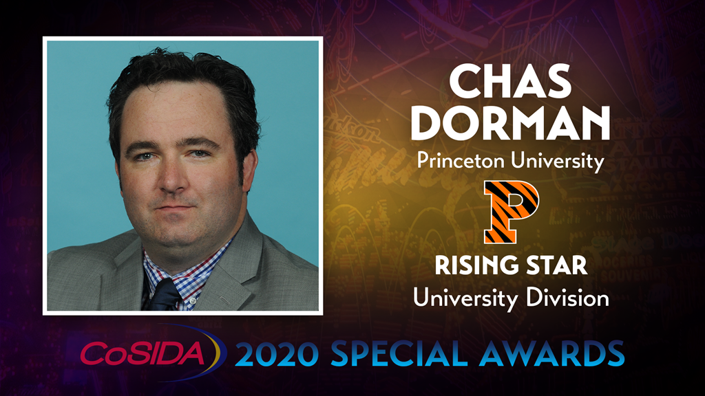 2020 Special Awards Salute: Chas Dorman (Princeton), Rising Star Award - University Division